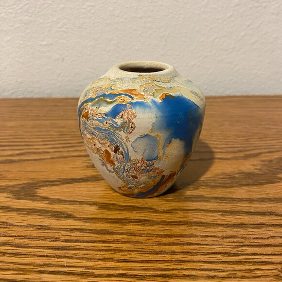 Nemadji Pottery Mini Vase - Picture 1 of 11